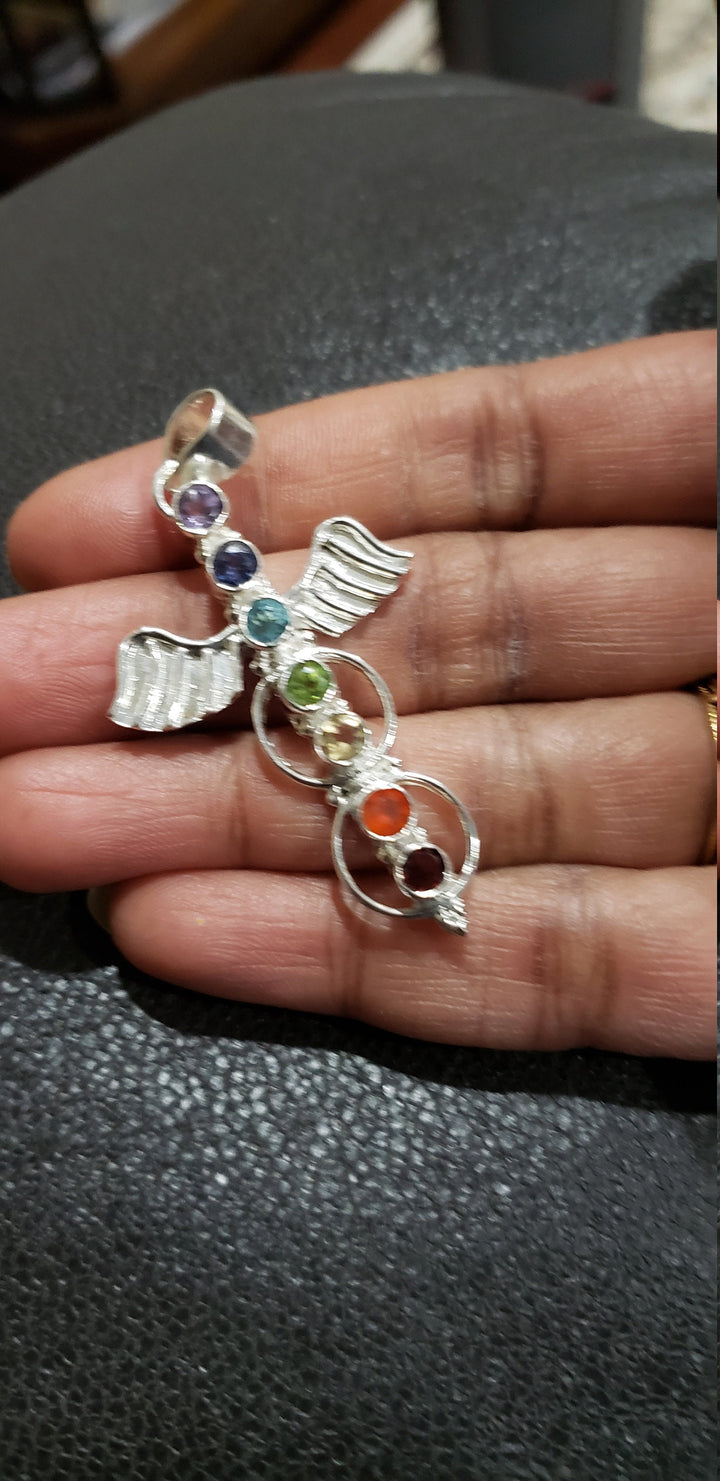 Angel Wings Chakra pendent,