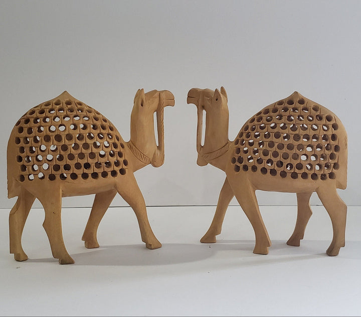 Wooden Camel set