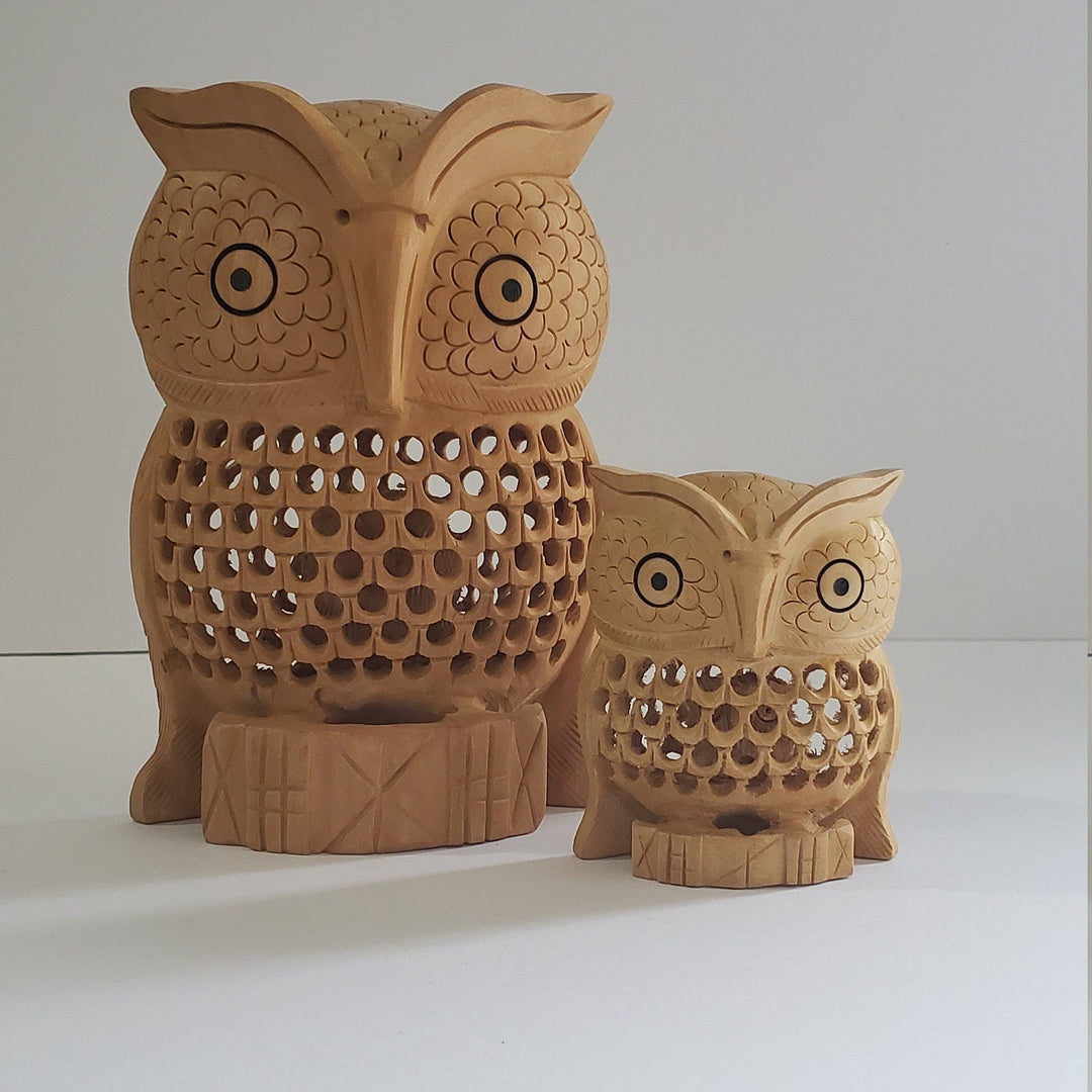 handmade Wooden Owl