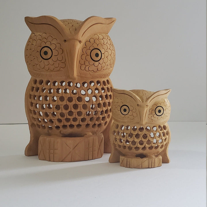 handmade Wooden Owl