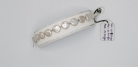 14mm Coin Pearls Bracelet