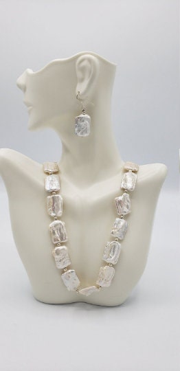 20mm White Pearl Necklace