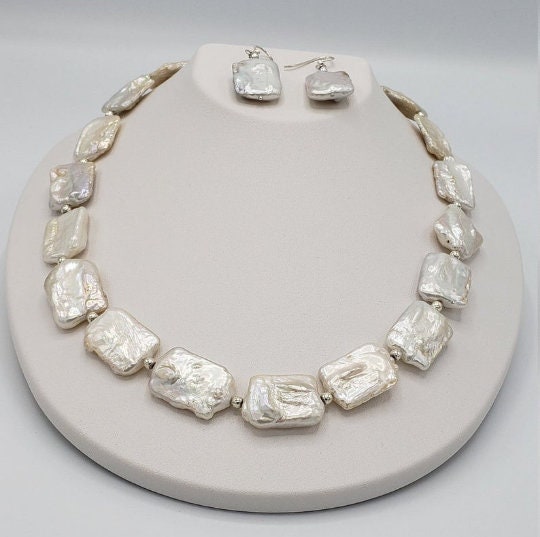 20mm White Pearl Necklace