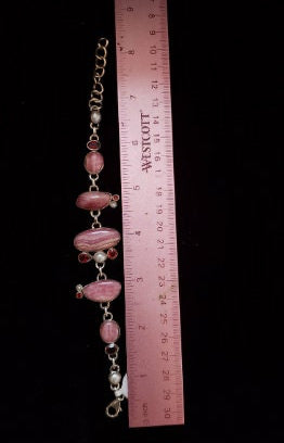 Rhodocrosite Garnet Bracelet