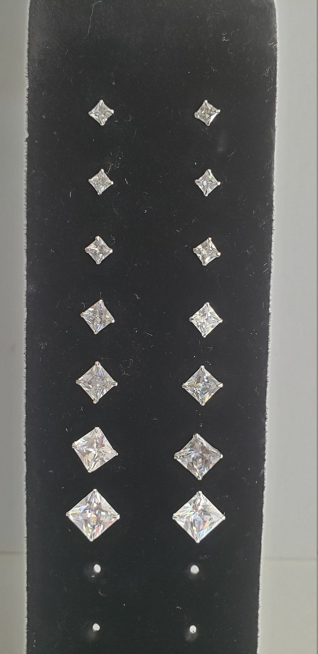 Princess Cut Diamond Studs
