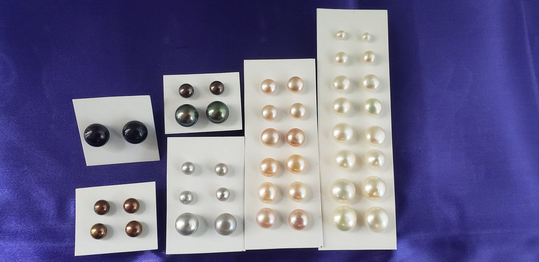 Peach Freshwater pearls