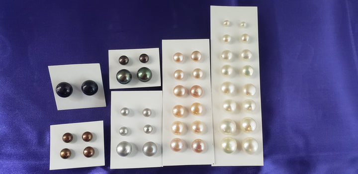 Peach Freshwater pearls