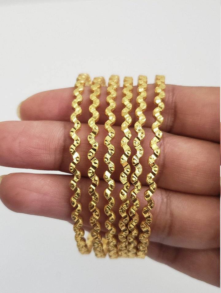6 Indian Bangles Set