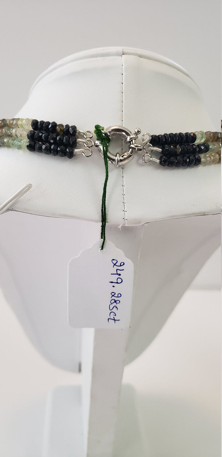 3 Strand Natural Tourmaline