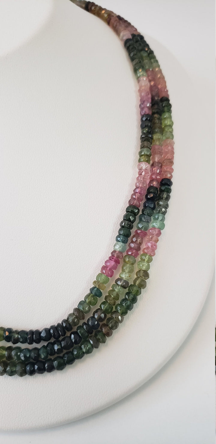 3 Strand Natural Tourmaline