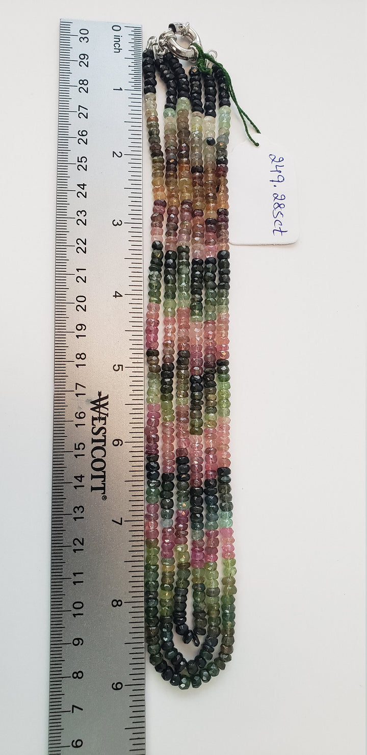 3 Strand Natural Tourmaline