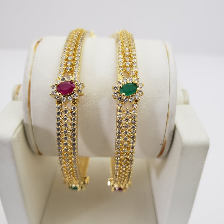 cz Bangles pair