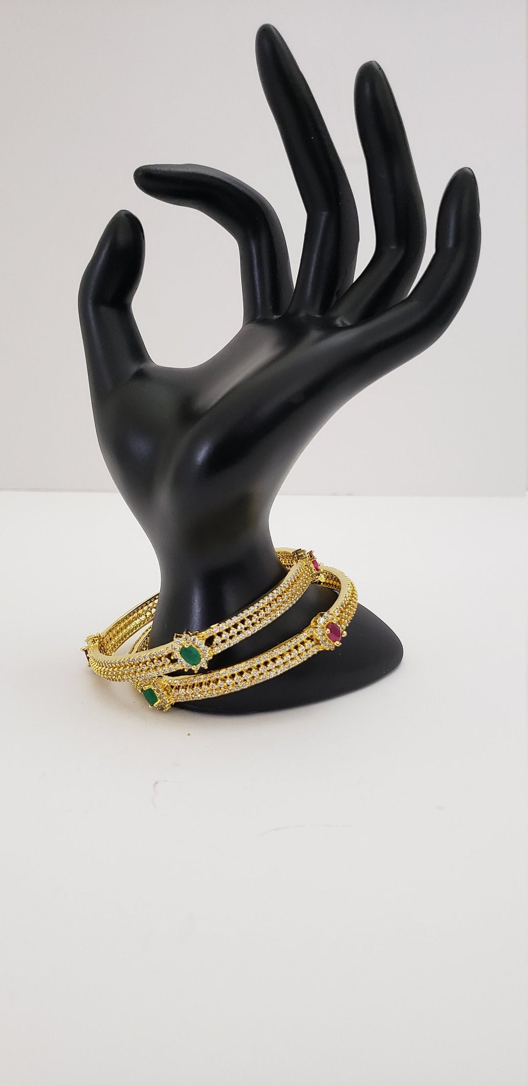 cz Bangles pair