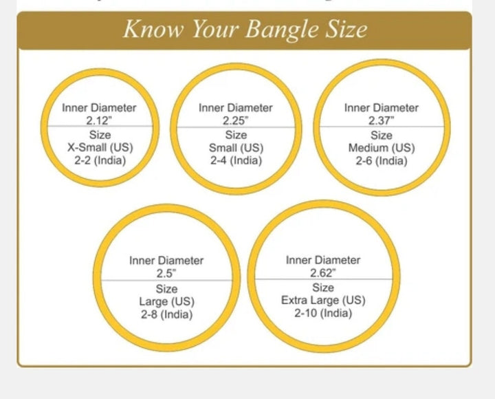 6 Bangles Set