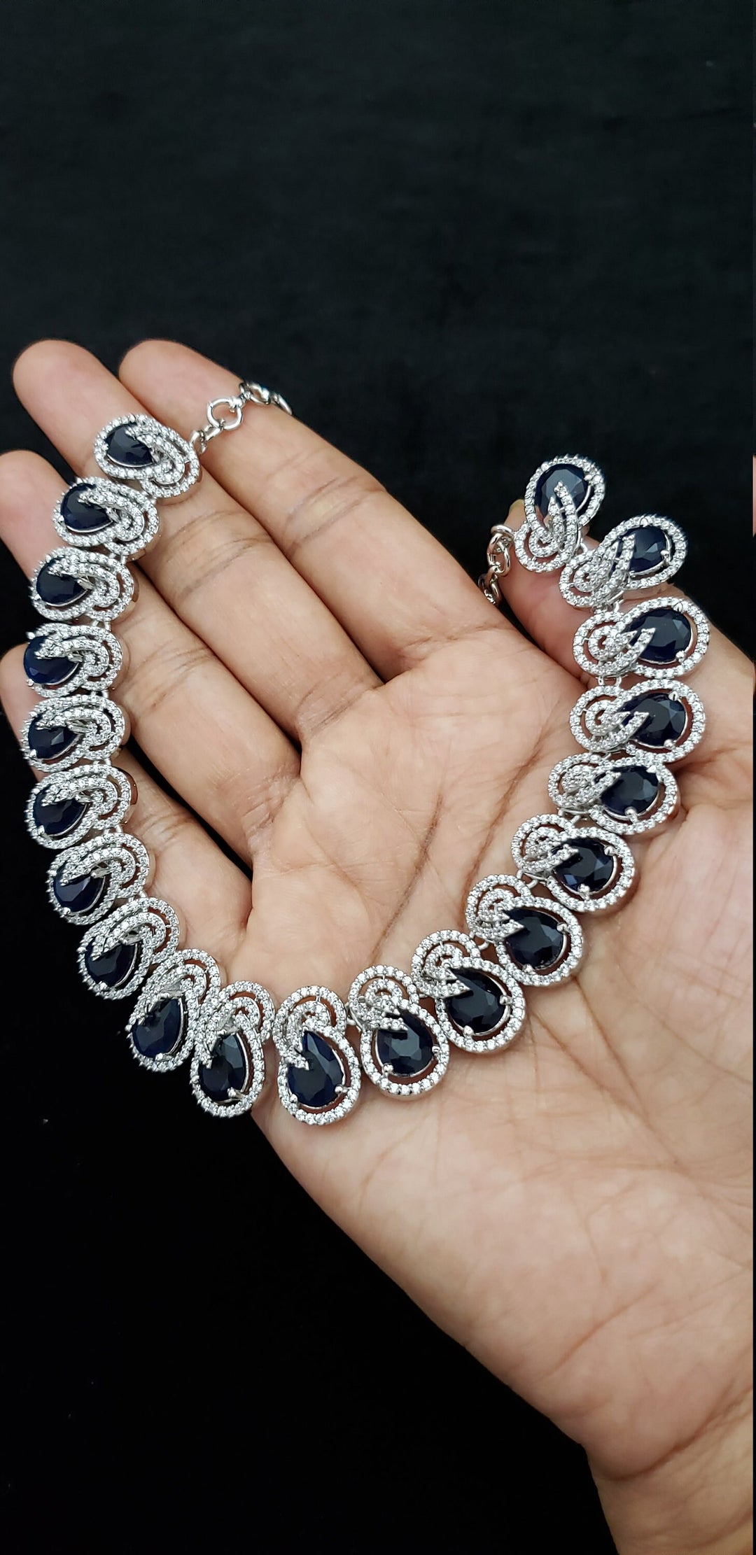 Sapphire necklace