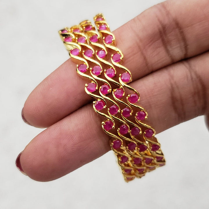 Adult/Kids Ruby Bangles Set
