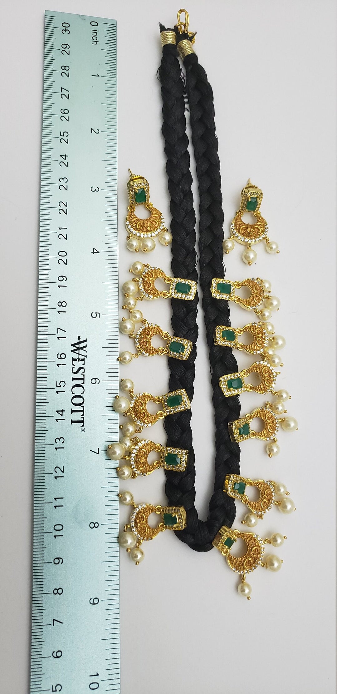 Black Silk Thread Necklace