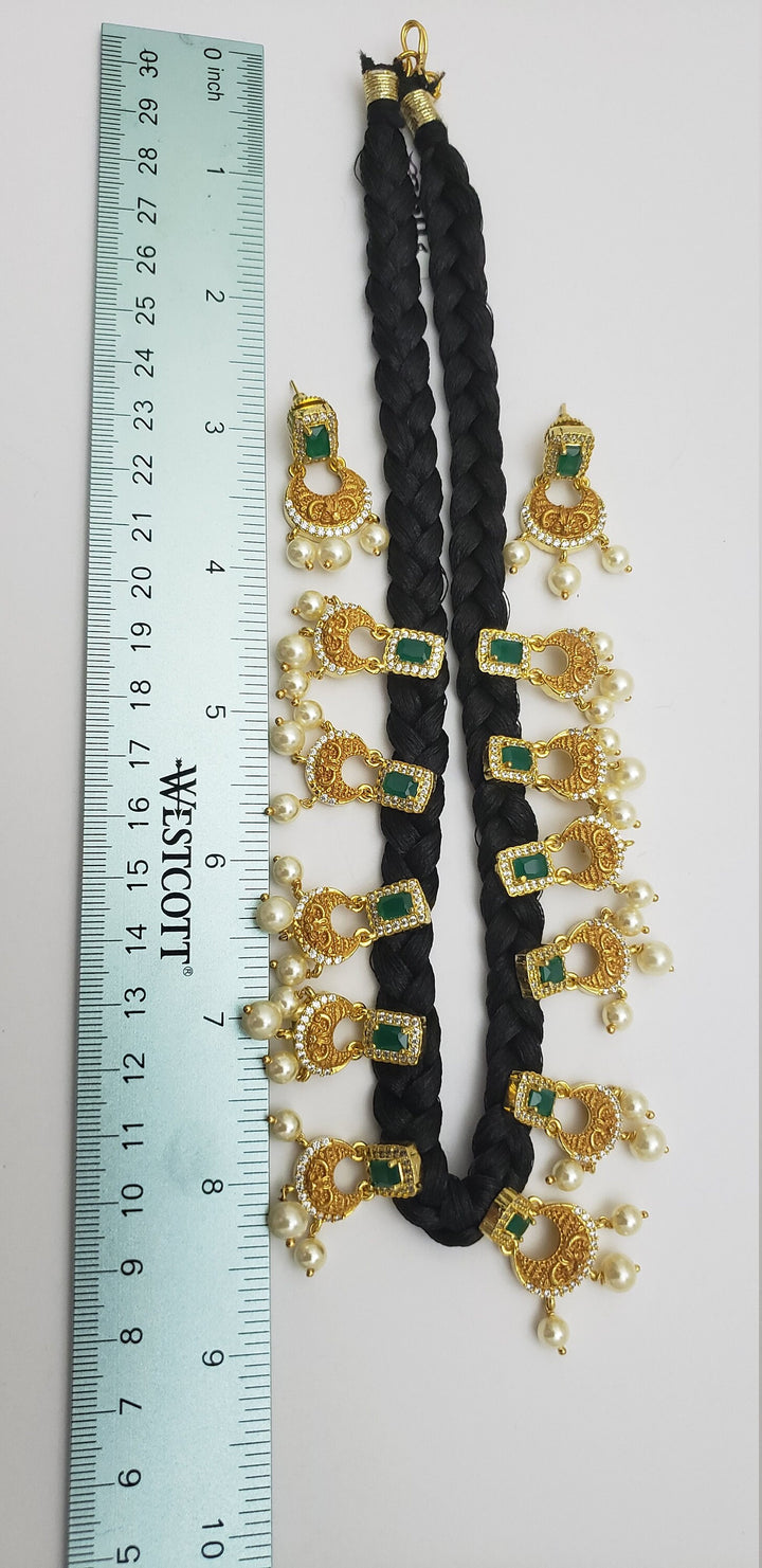 Black Silk Thread Necklace