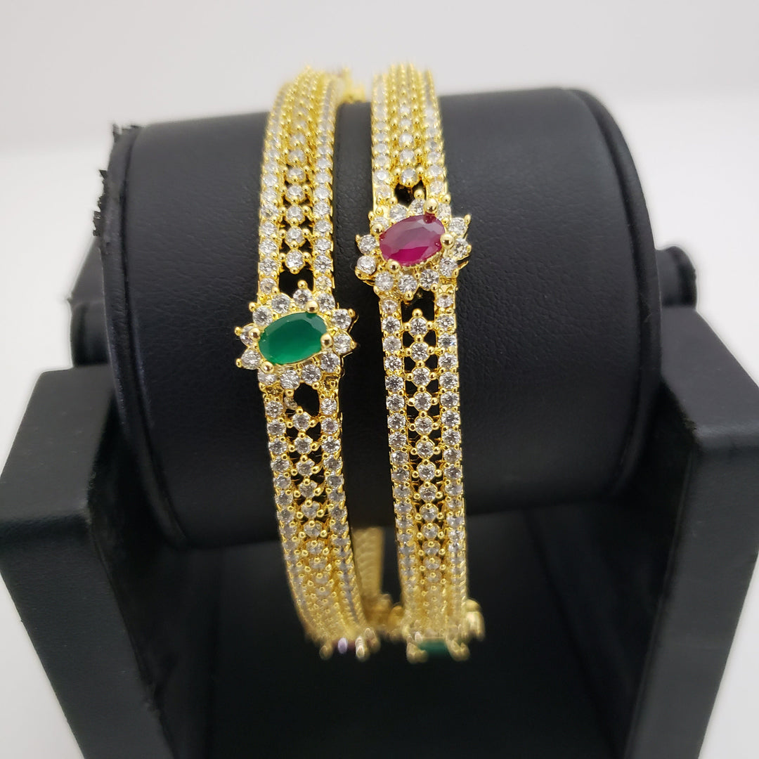 cz Bangles pair
