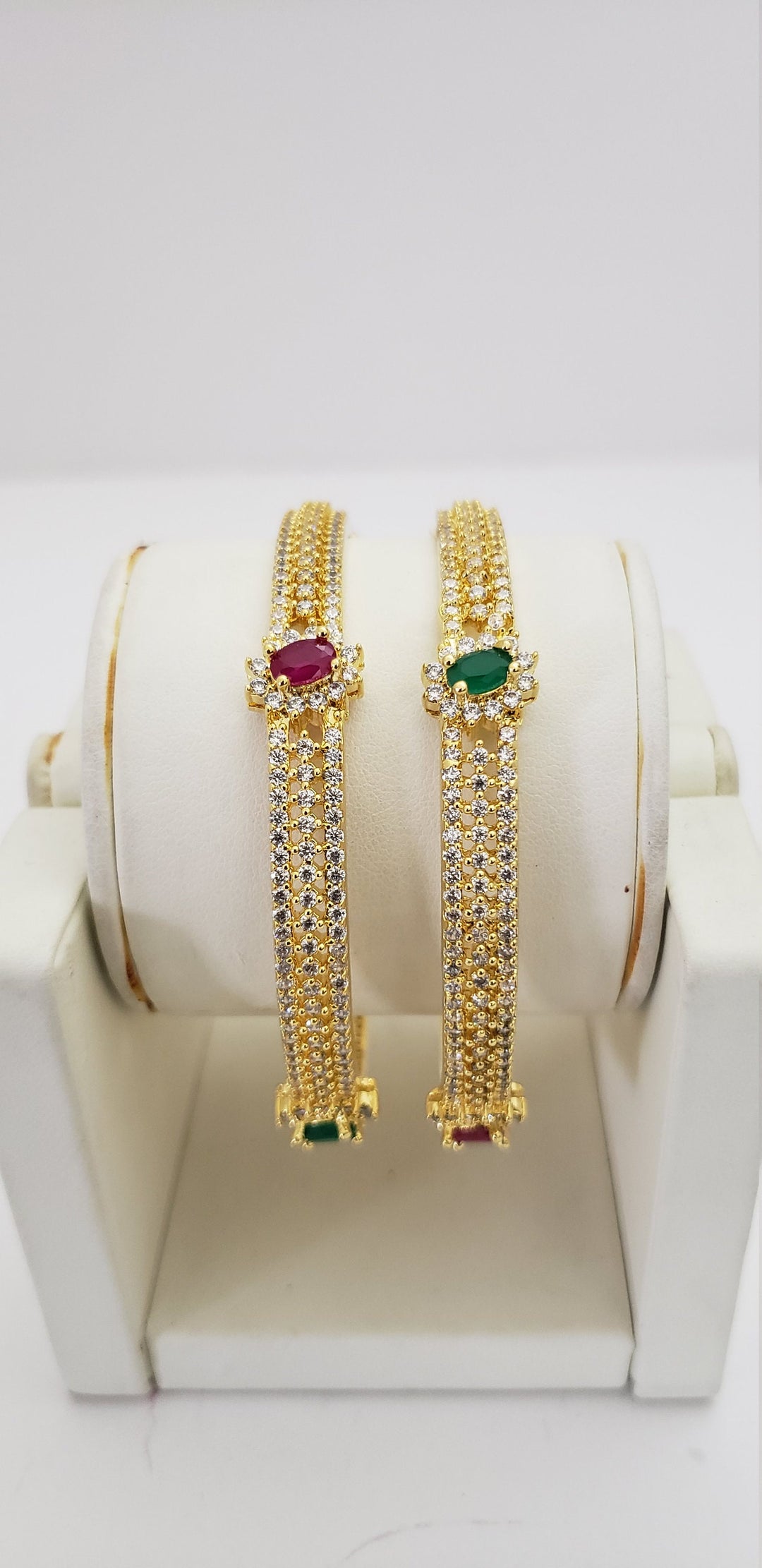 cz Bangles pair