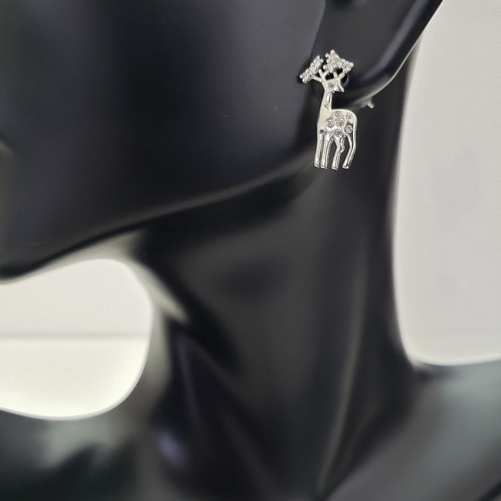 Deer Silver studs