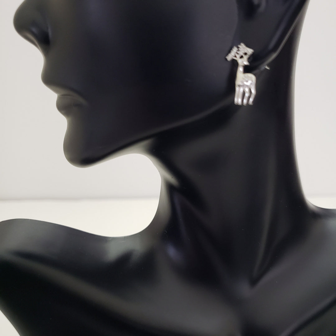 Deer Silver studs