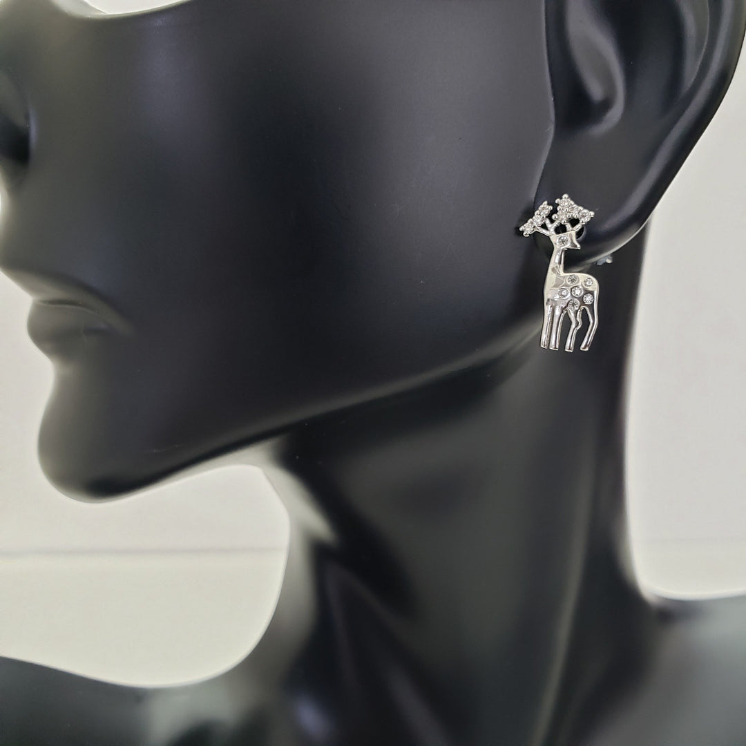 Deer Silver studs
