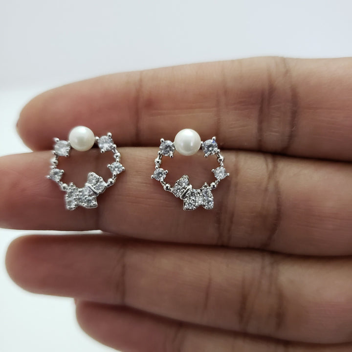 CZ Silver studs