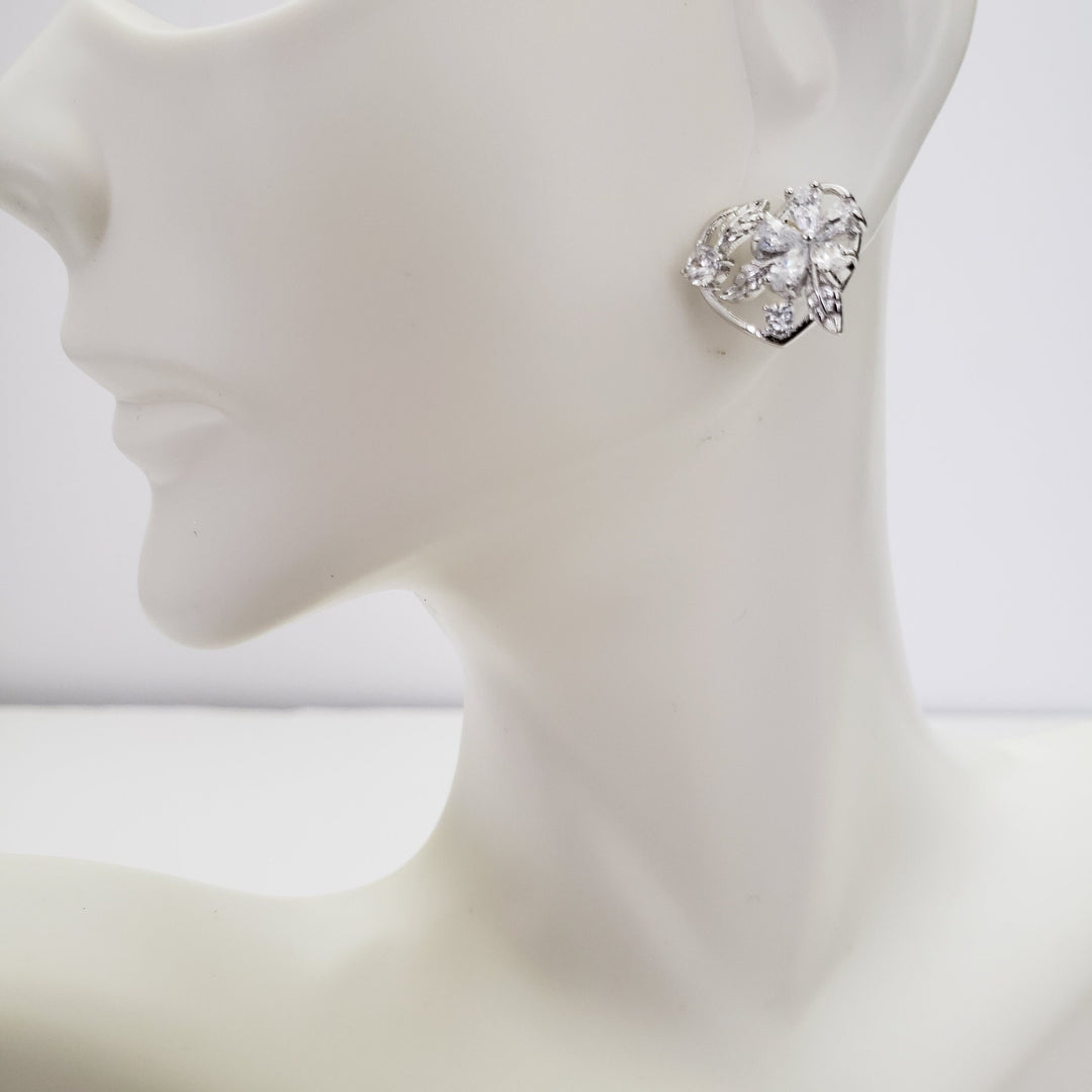 Heart Silver studs
