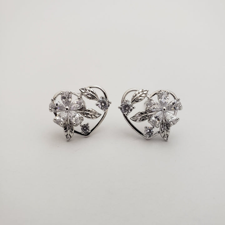 Heart Silver studs