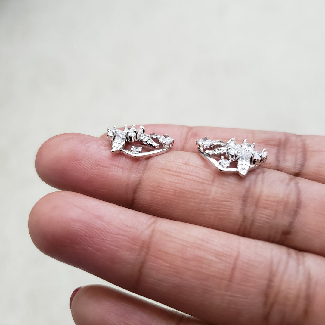 Heart Silver studs