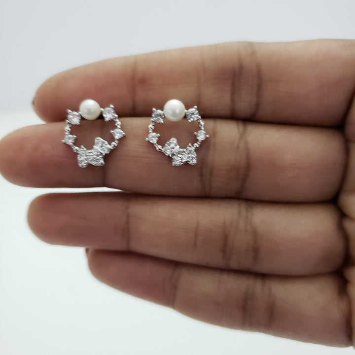CZ Silver studs