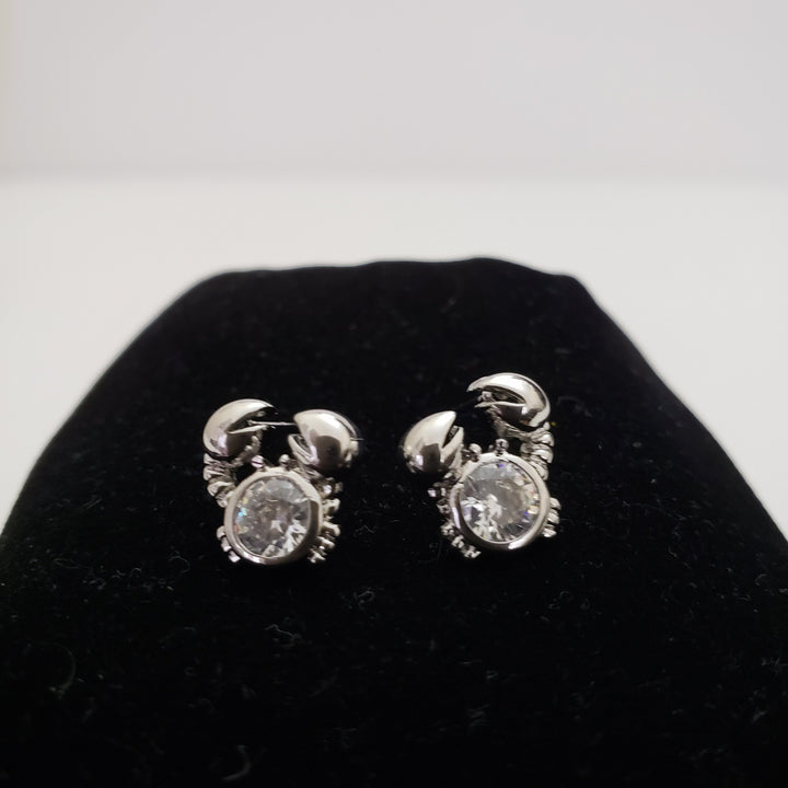Crab design Silver studs