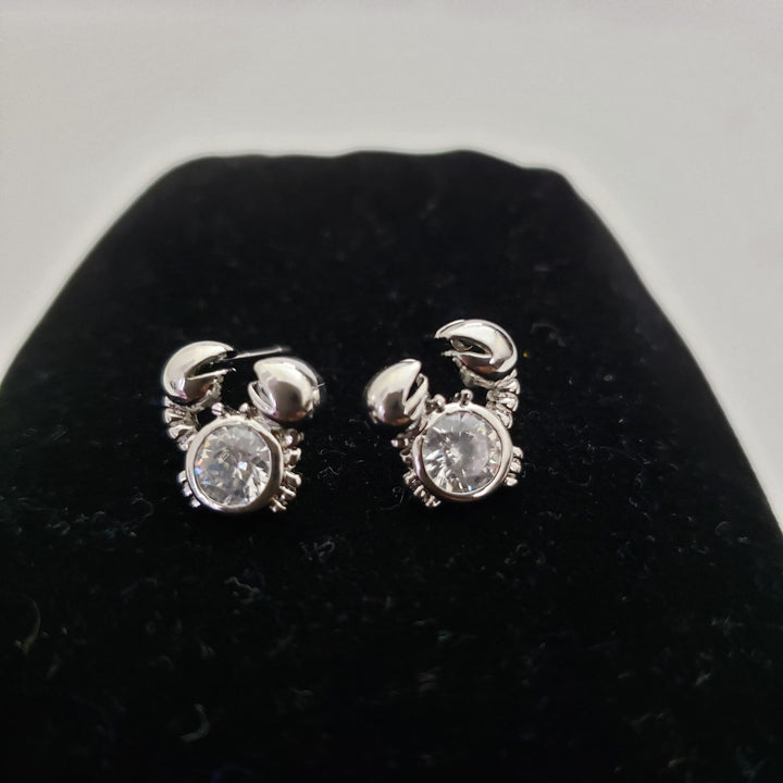 Crab design Silver studs