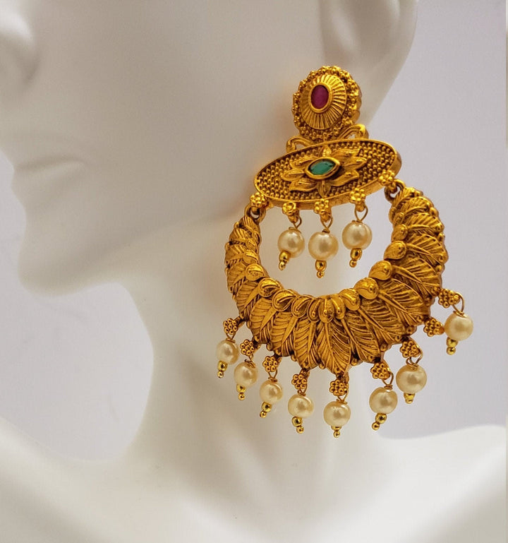 Chandbali earrings