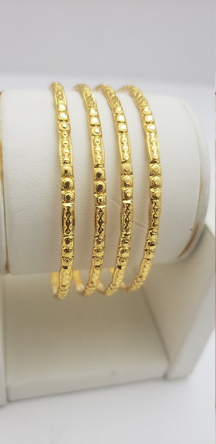 Gold covering Bangles- 21212