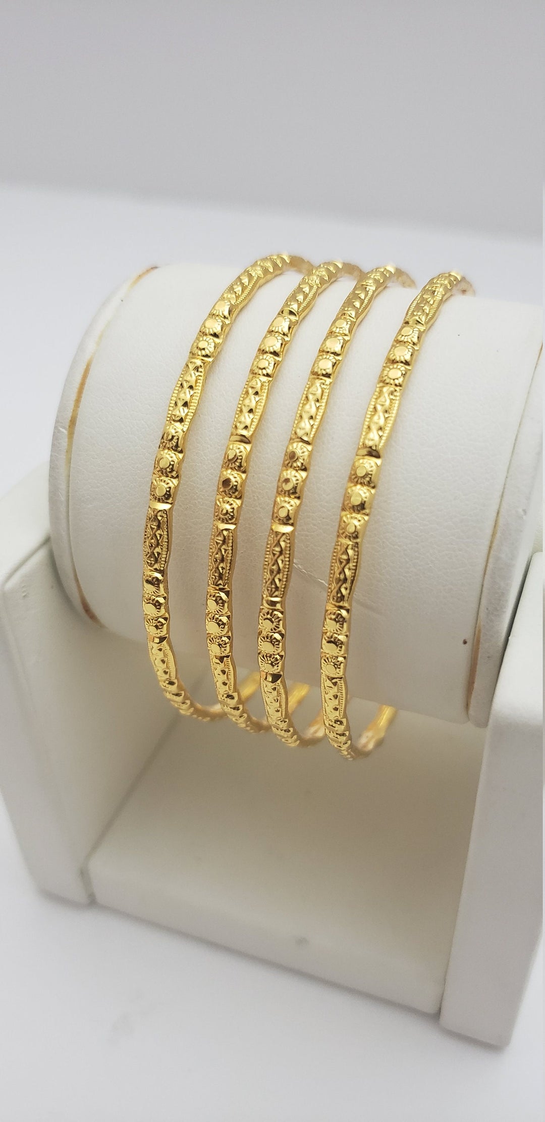 Gold covering Bangles- 21212