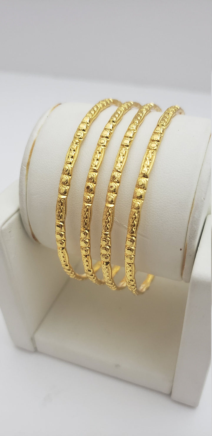 Gold covering Bangles- 21212