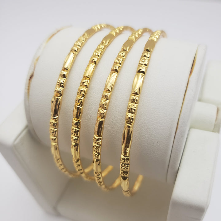 Gold covering Bangles Set