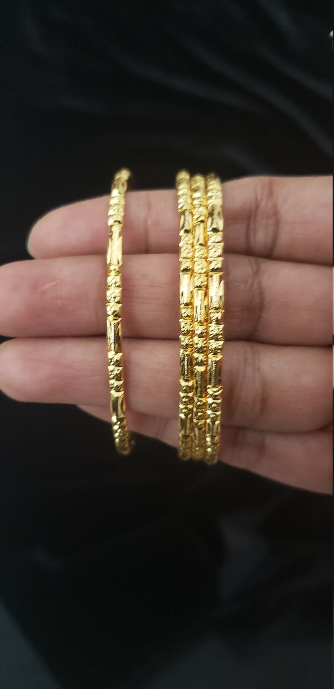 Gold covering Bangles Set