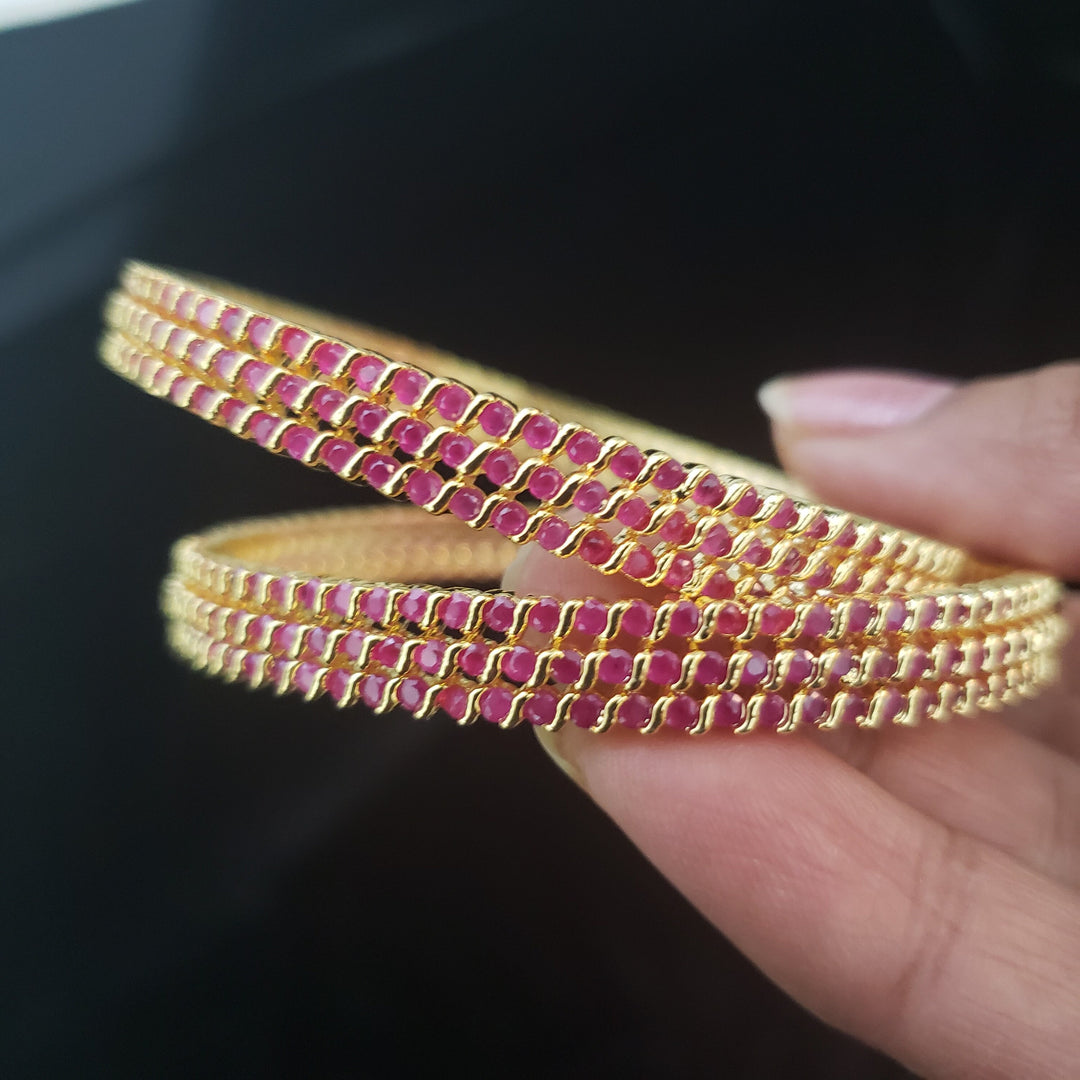 Ruby Bangles Set