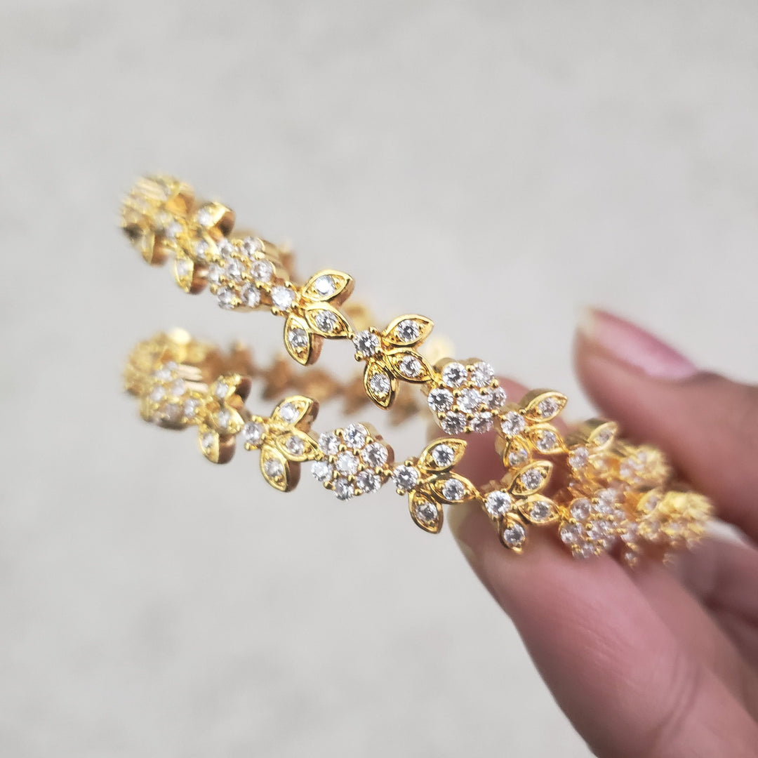 cz 2 Bangle set
