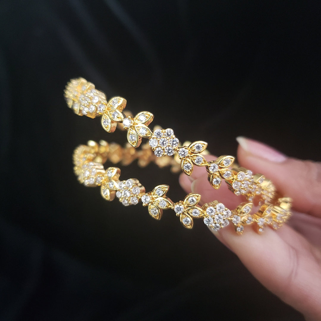 cz 2 Bangle set