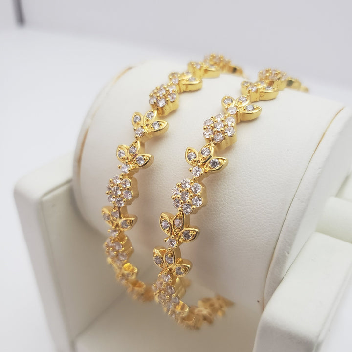 cz 2 Bangle set