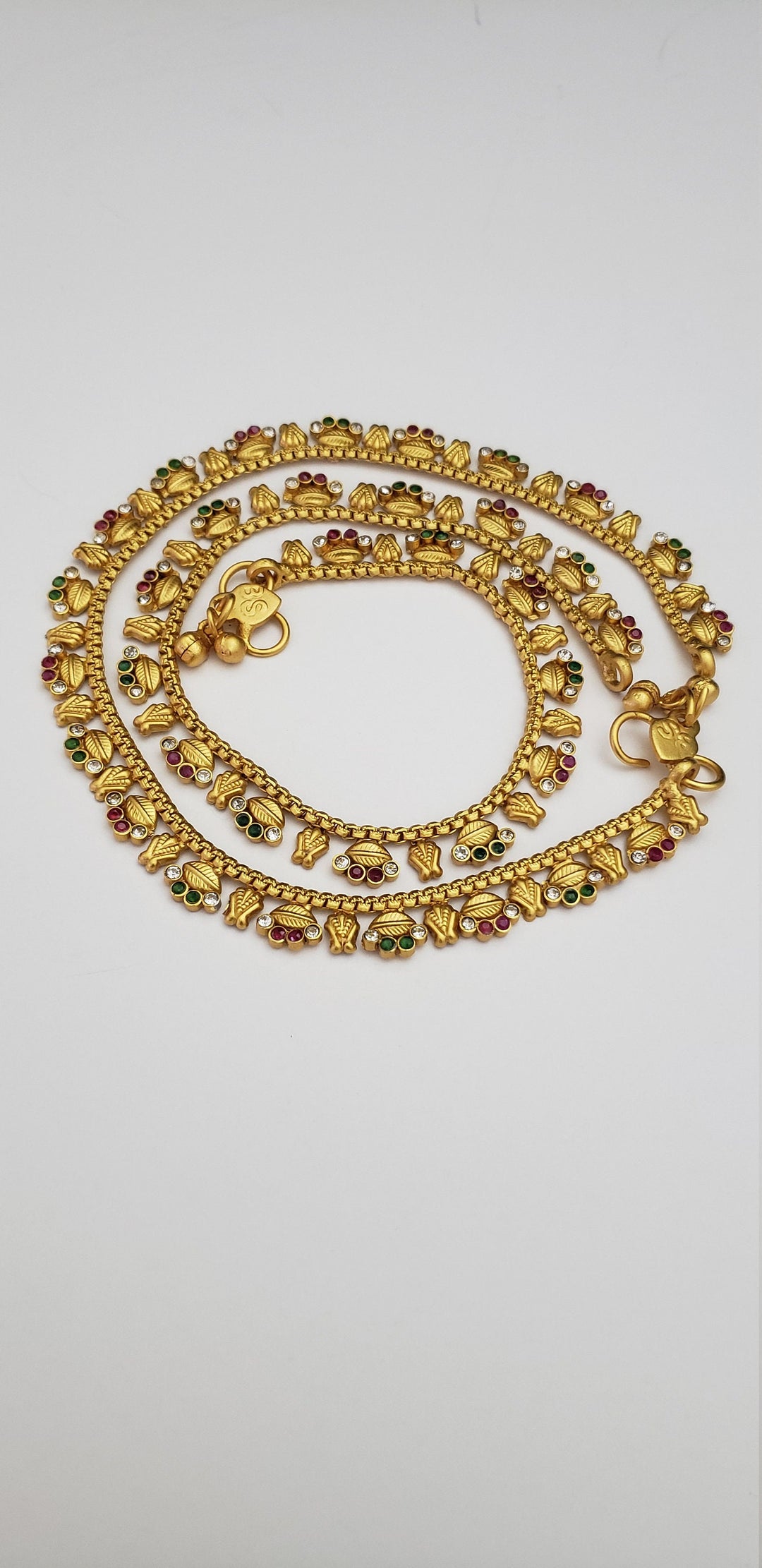 Gold covering Anklets