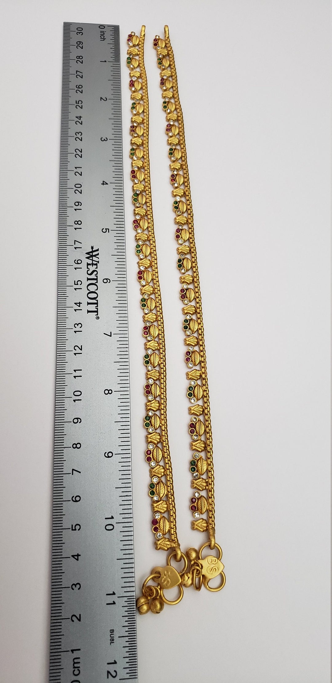 Gold covering Anklets