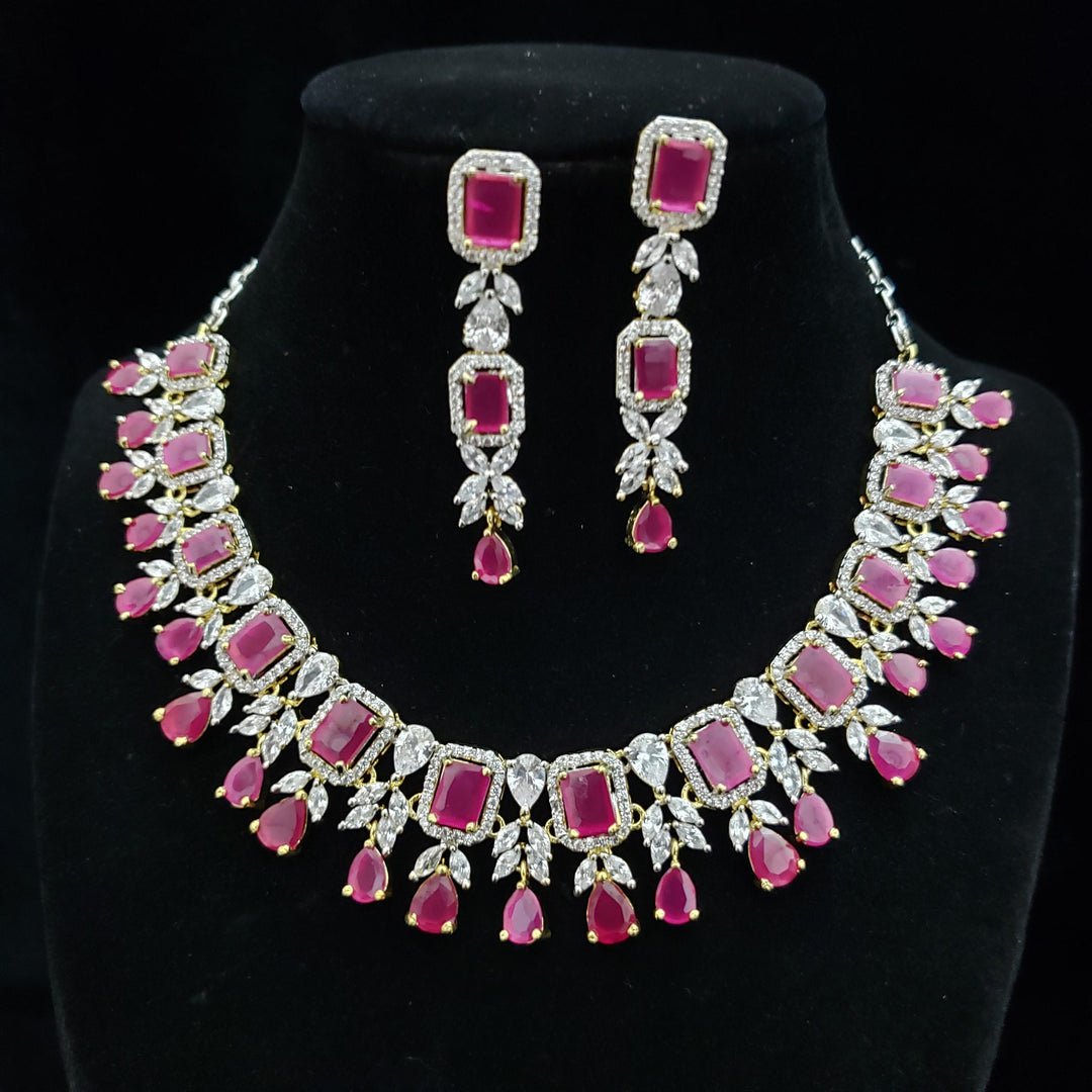 Pink Stone Necklace