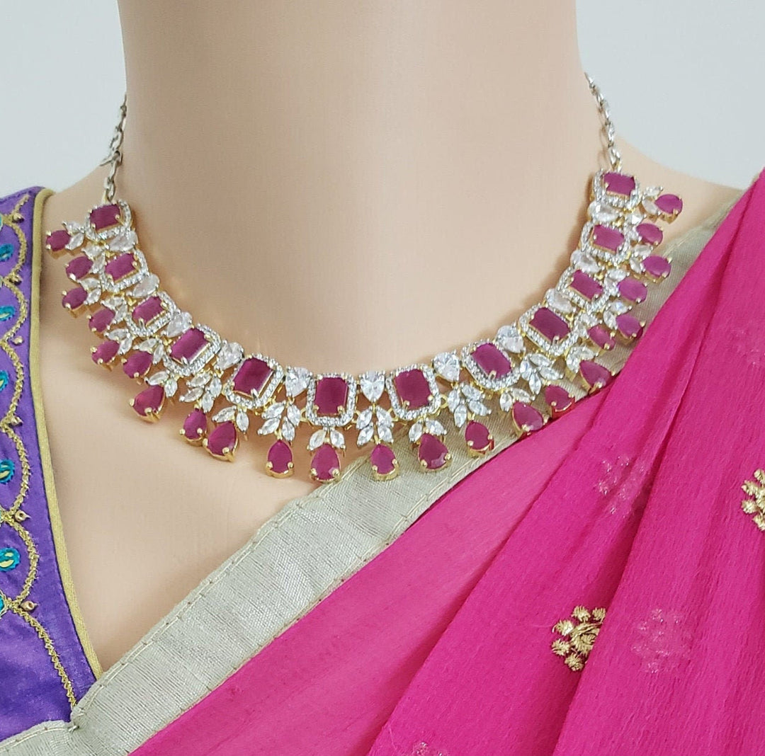 Pink Stone Necklace