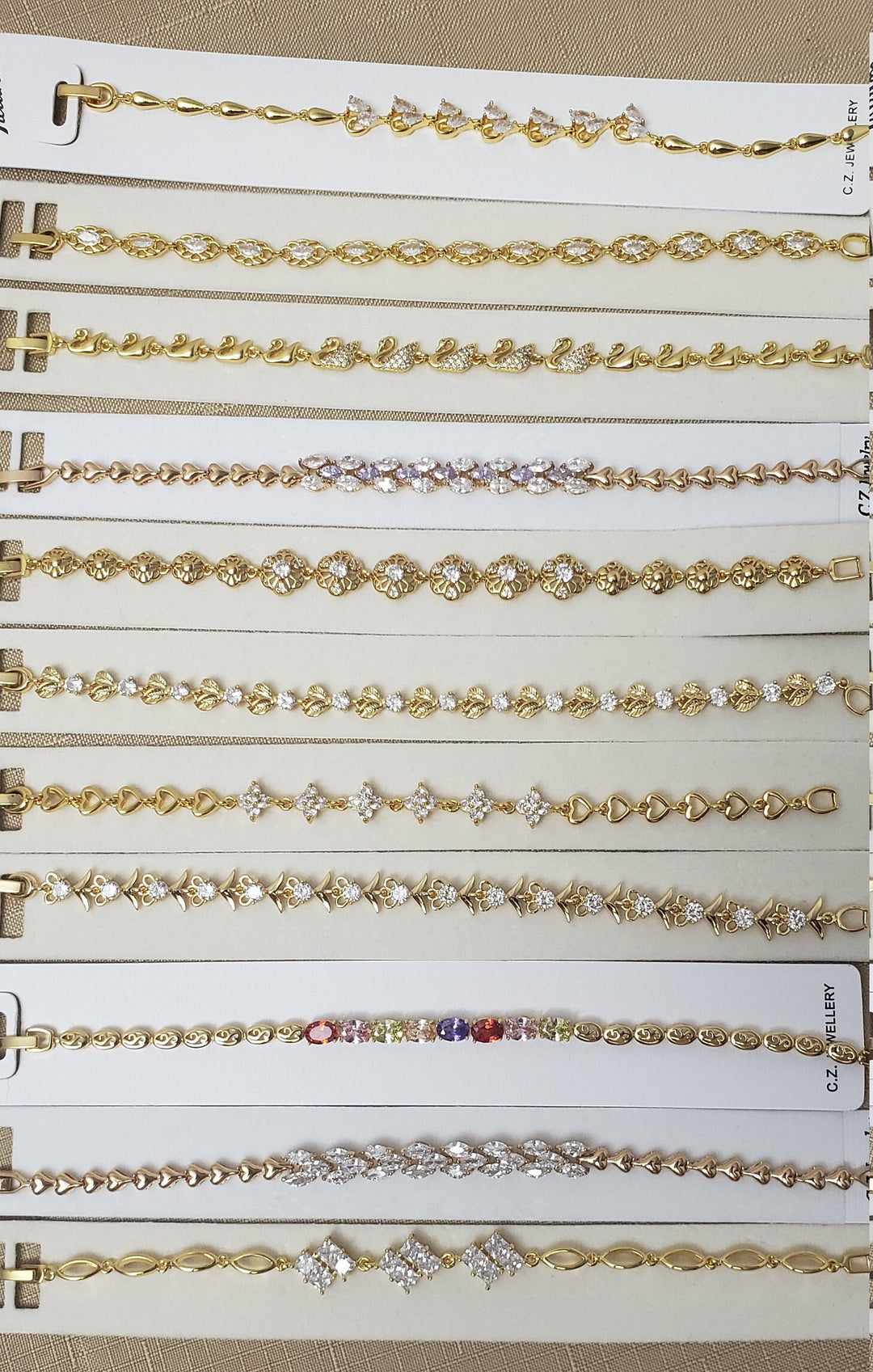 CZ bracelets