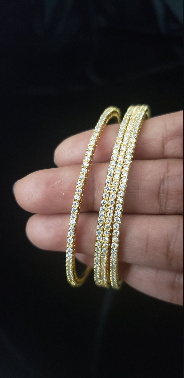 CZ 4 Bangle set